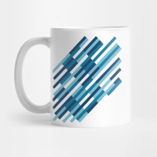 Bricks Rotate Blue Mug